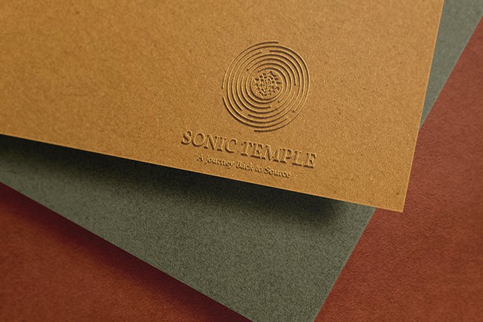 sonic temple logo design